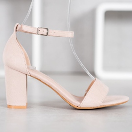 Anesia Paris Sandale cu toc înalt maro 2