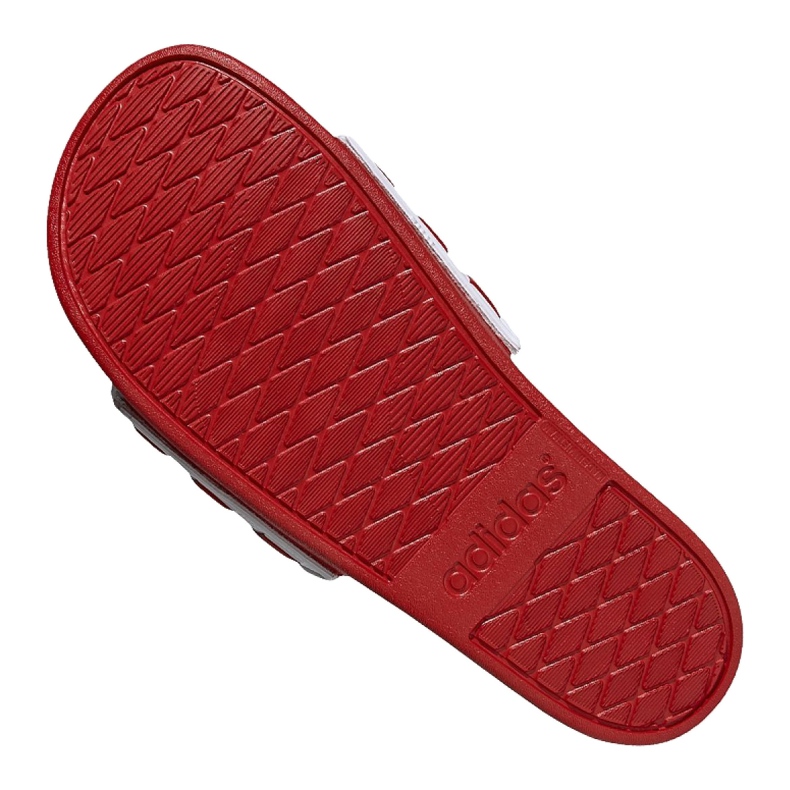 Papuci Adidas Adilette Comfort Adj M EG1346 alb roșu albastru 1