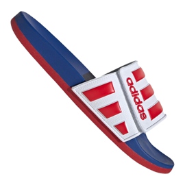 Papuci Adidas Adilette Comfort Adj M EG1346 alb roșu albastru 2