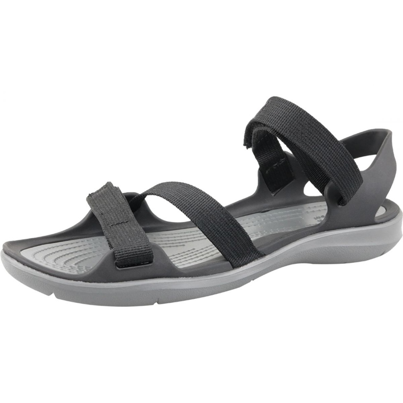 Sandală cu chingi Crocs Swiftwater W 204804-001 negru gri 1