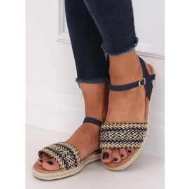 Sandale de dama espadrile bleumarin WH933 Denim Blue albastru marin 2