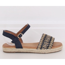 Sandale de dama espadrile bleumarin WH933 Denim Blue albastru marin 1