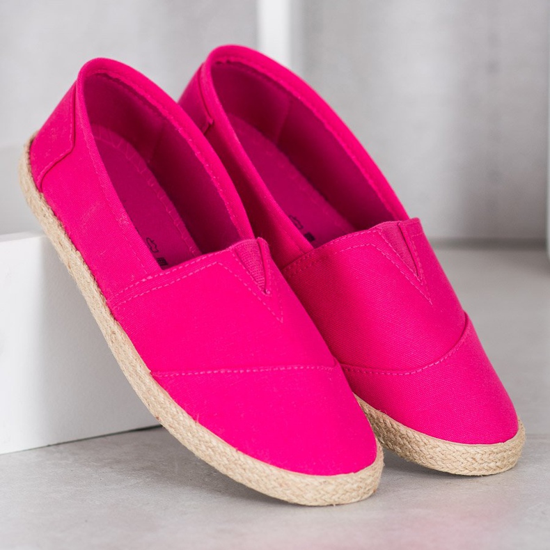Tony Espadrile Slip-on roz 1 Tony Espadrile Slip-on roz 1