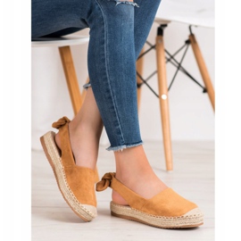 Nio Nio Espadrile cu toc descoperit maro 1