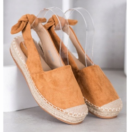 Nio Nio Espadrile cu toc descoperit maro 2 Nio Nio Espadrile cu toc descoperit maro 2