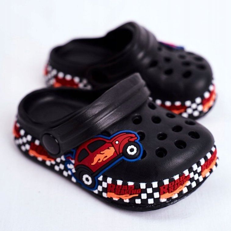 Giolan Copii pentru copii Foam Crooks Black Road Racing negru roșu 1