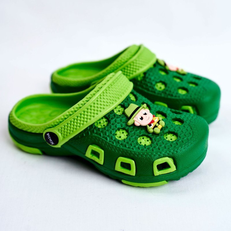 Giolan Papuci pentru copii Foam Crocs Green Cowboy verde 1 Giolan Papuci pentru copii Foam Crocs Green Cowboy verde 1