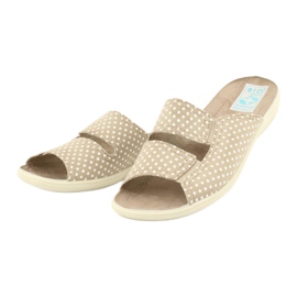 Papuci elastici Adanex 22862 alb maro 2