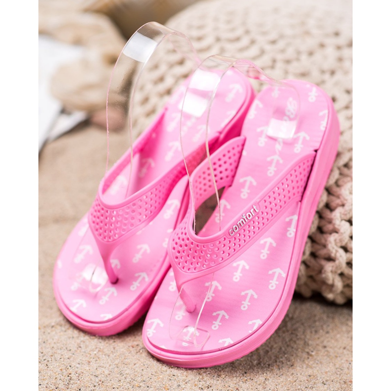 Bona Flip-flops Comfort Pink roz 2