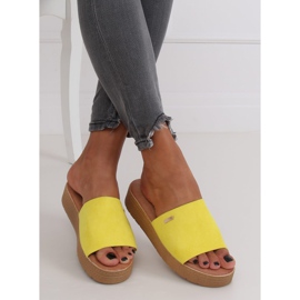 Papuci galbeni pentru femei galbeni G-576 Galbeni 2