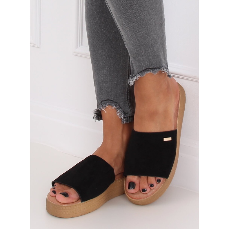 Papuci negri negri pentru femei G-576 Negri negru 2 Papuci negri negri pentru femei G-576 Negri negru 2