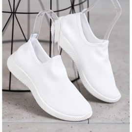 SHELOVET Pantofi Sport Slip On alb 1 SHELOVET Pantofi Sport Slip On alb 1