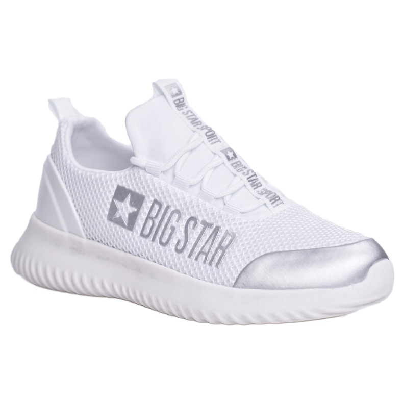 Încălțăminte sport pentru femei Big Star White FF274A410 alb gri 3