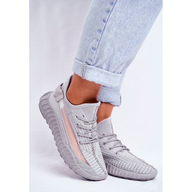 Încălțăminte sport pentru femei, Lumiere gri, aerisit 1