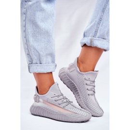 Încălțăminte sport pentru femei, Lumiere gri, aerisit 2