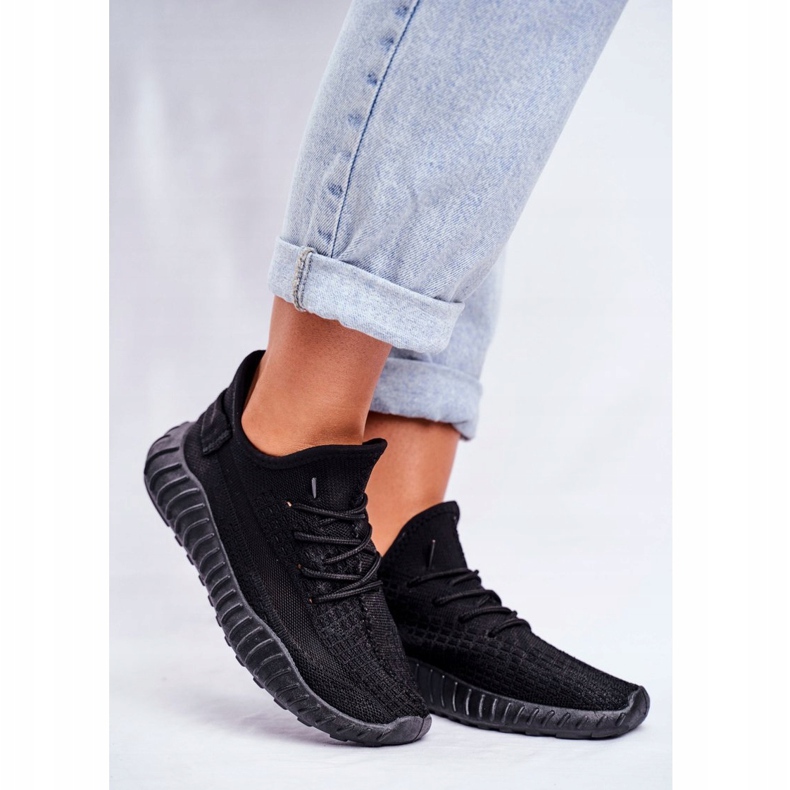 Încălțăminte sport pentru femei, Lumiere negre ușoare, aerisite negru 1