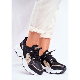 SEA Încălțăminte sport pentru femei Negru Aur Beijing galben 1