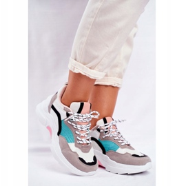 PS1 Încălțăminte sport pentru femei Adidași albi și verzi Mindanao negru roz gri verde 1