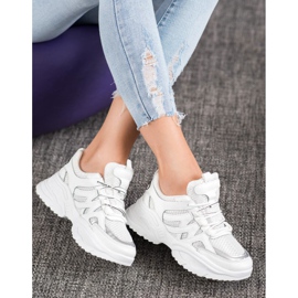 SHELOVET Adidași albi confortabili 2