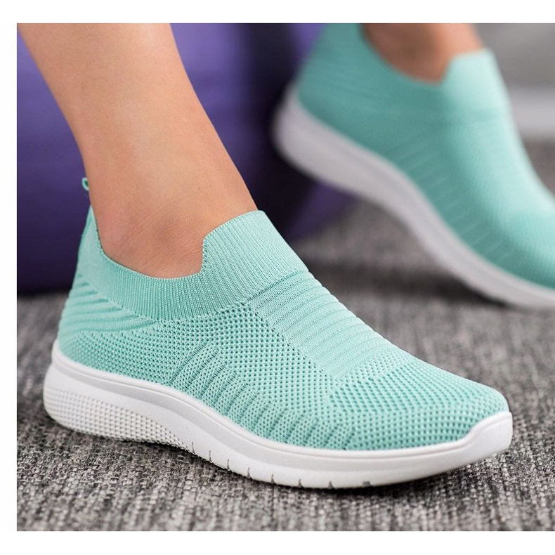 SHELOVET Încălțăminte textilă multicolor verde 1