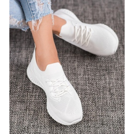 SHELOVET Pantofi sport casual alb 1