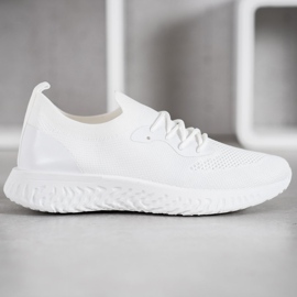 SHELOVET Pantofi sport casual alb 2