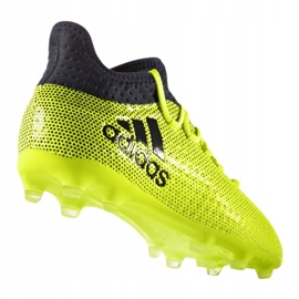 Ghete de fotbal Adidas X 17.1 Jr S82297 multicolor verde 1 Ghete de fotbal Adidas X 17.1 Jr S82297 multicolor verde 1