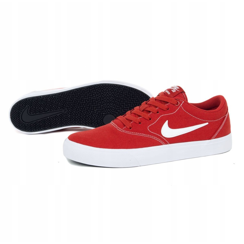 Pantofi Nike Sb Charge Cnvs M CD6279-601 alb roșu 1