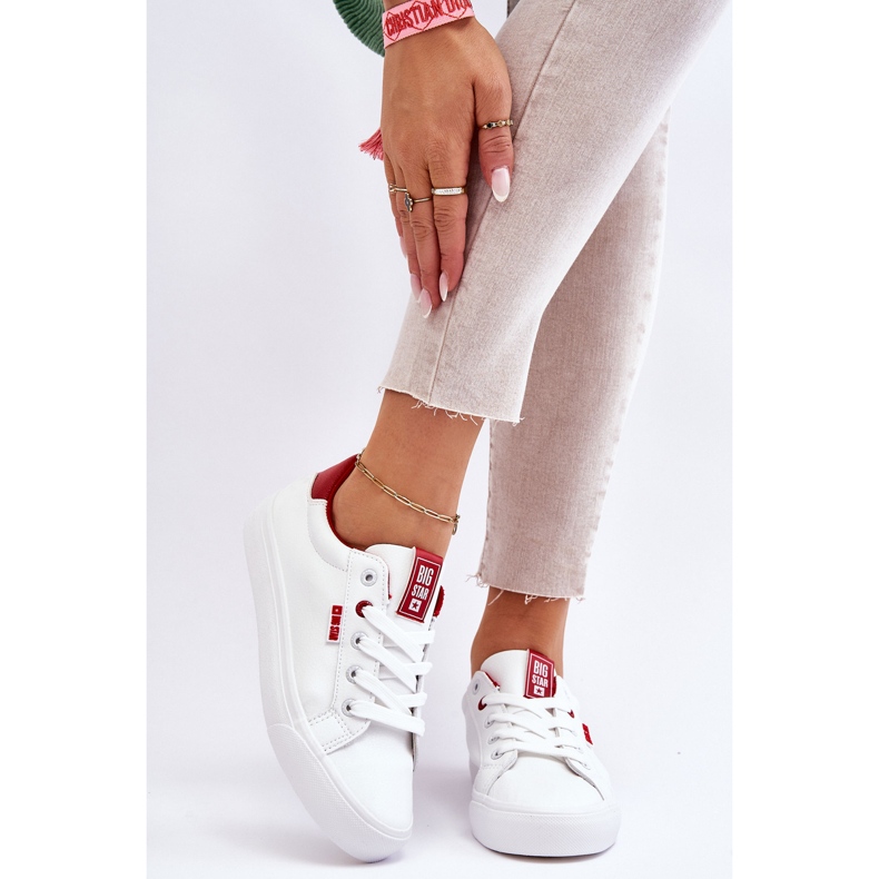 Adidași pentru femei Big Star White EE274311 alb 1
