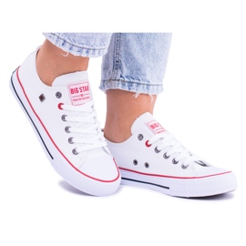 Adidasi Big star T274022 101 cu siret alb 5