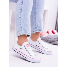 Adidasi Big star T274022 101 cu siret alb 1