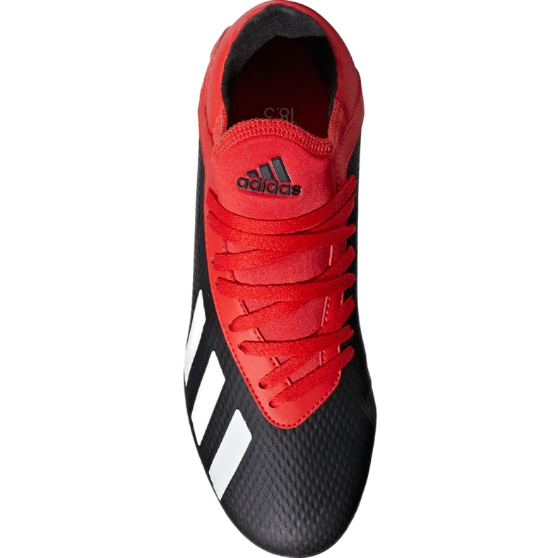 Ghete de fotbal Adidas X 18.3 Fg Jr BB9370 roșu 1