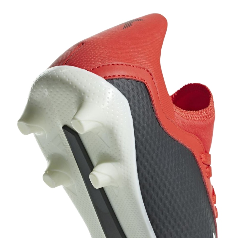Ghete de fotbal Adidas X 18.3 Fg Jr BB9370 roșu 3