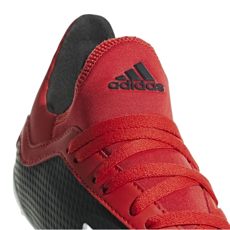Ghete de fotbal Adidas X 18.3 Fg Jr BB9370 roșu 4