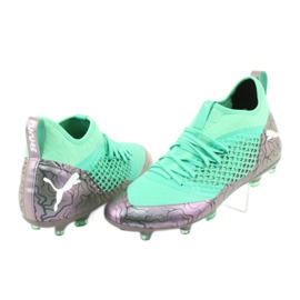 Ghete de fotbal Puma Future 2.3 Netfit Fg Ag Color Shift M 104832 01 verde 1