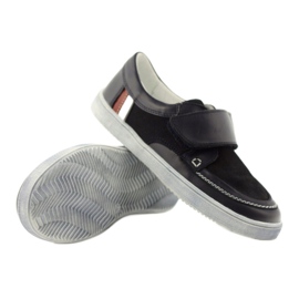 Încălțăminte sport din piele Bartek 28369 albastru 4