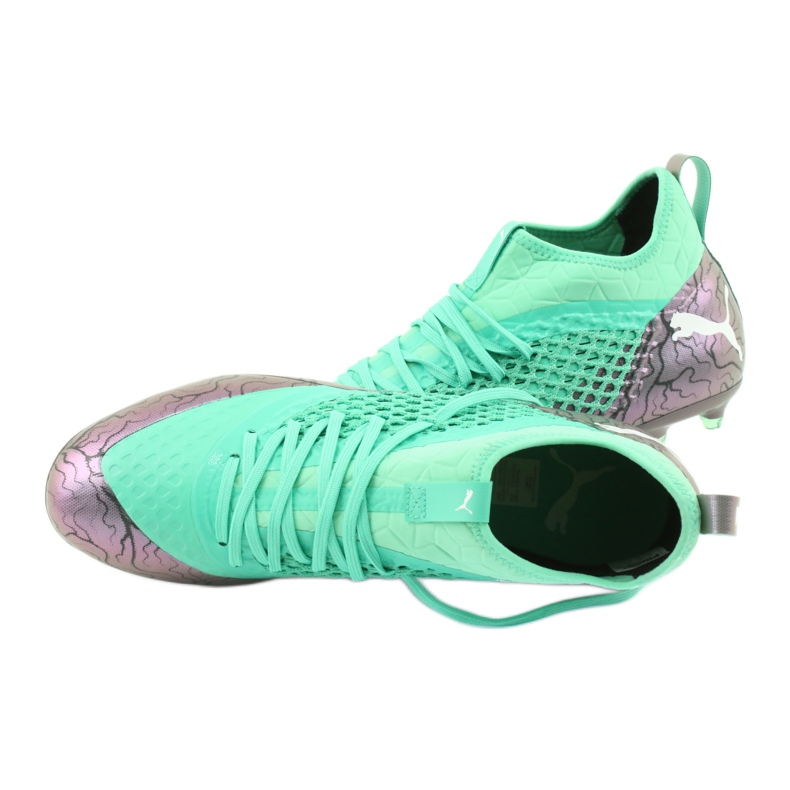Ghete de fotbal Puma Future 2.3 Netfit Fg Ag Color Shift M 104832 01 verde 2