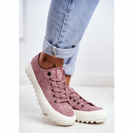 Adidași pentru femei Big Star Pink GG274111 roz 1