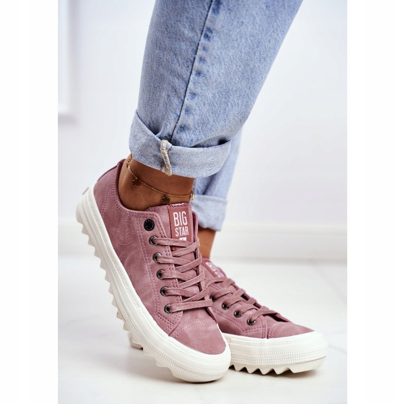 Adidași pentru femei Big Star Pink GG274111 roz 1