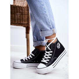 Adidași pentru femei Big Star Black GG274012 negru 1