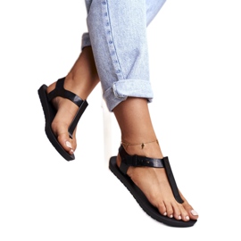 Sandale de cauciuc parfumate pentru femei ZAXY Negru DD285039 2