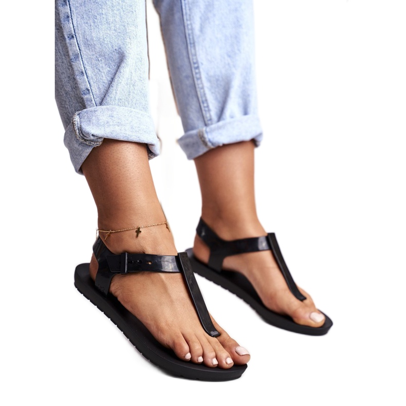 Sandale de cauciuc parfumate pentru femei ZAXY Negru DD285039 1