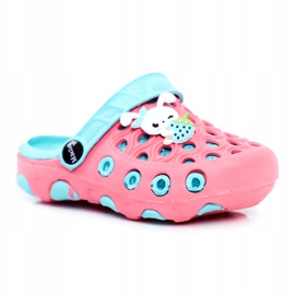 Papuci pentru copii Foam Crocs Red Rabbit Zoë roșu albastru 4