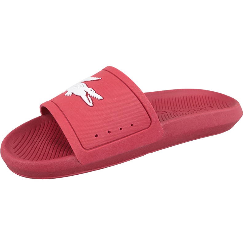 Lacoste Croco Slide 119 1 M 737CMA001817K alb roșu 1