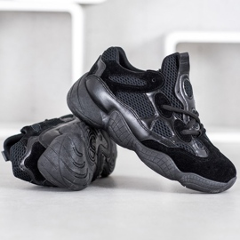 SHELOVET Adidași negri negru 1
