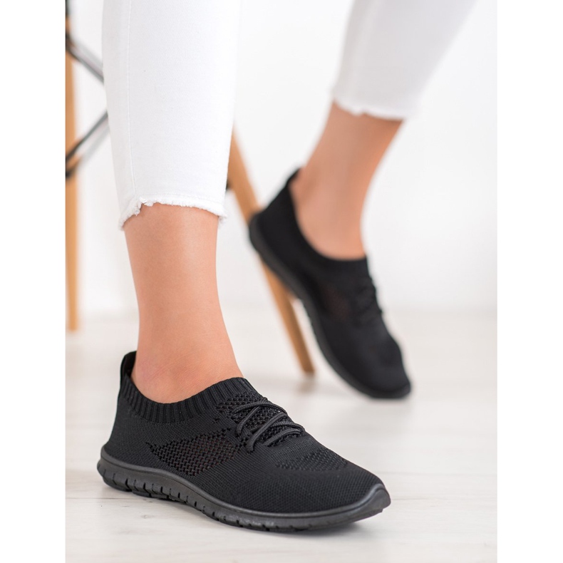 Adidași legați MCKEYLOR negru 2 Adidași legați MCKEYLOR negru 2