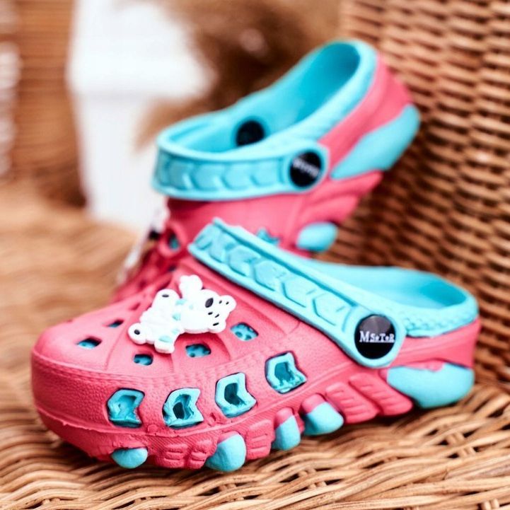 Papuci pentru copii Foam Crocs Red Polar Bear Oddie roșu albastru 1