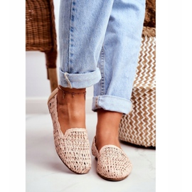 Balerini de damă Lu Boo Braided Beige 4Ever bej 1