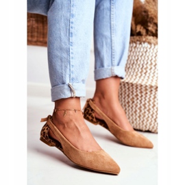 Lu Boo Ballerina În Spitz Suede Camel Better maro 1 Lu Boo Ballerina În Spitz Suede Camel Better maro 1
