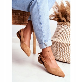 Lu Boo Ballerina În Spitz Suede Camel Better maro 2 Lu Boo Ballerina În Spitz Suede Camel Better maro 2
